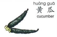 ezyChinese 黄瓜(huáng guā)